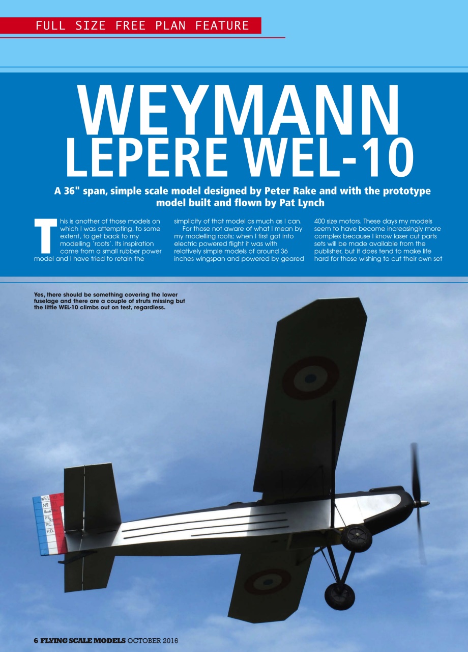 Radio Control Model Flyer Preview Pages