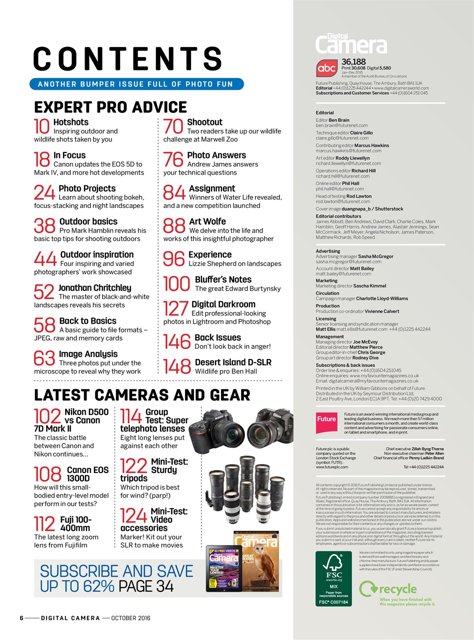 Digital Camera Magazine Preview Pages