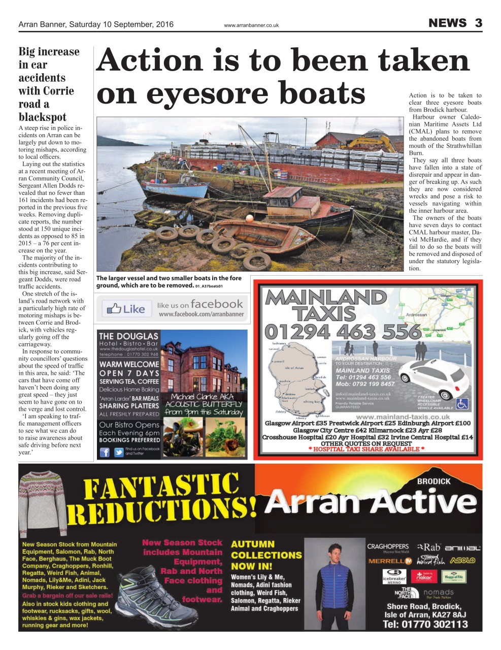 Arran Banner Preview Pages