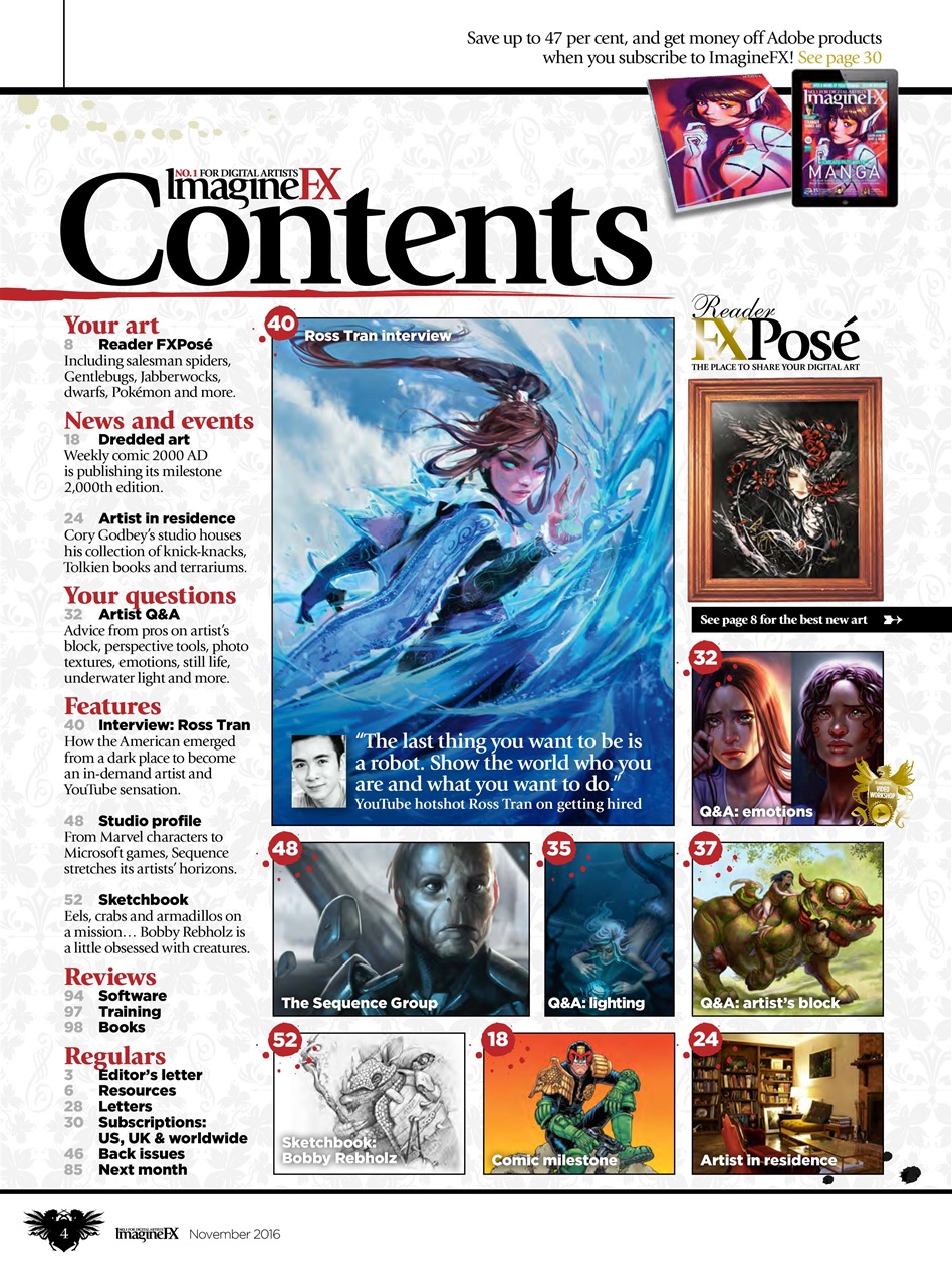 ImagineFX Preview Pages