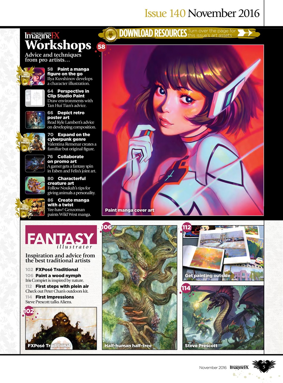 ImagineFX Preview Pages