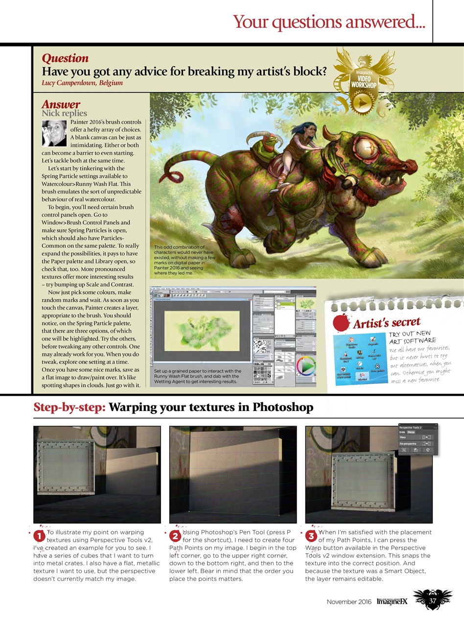 ImagineFX Preview Pages