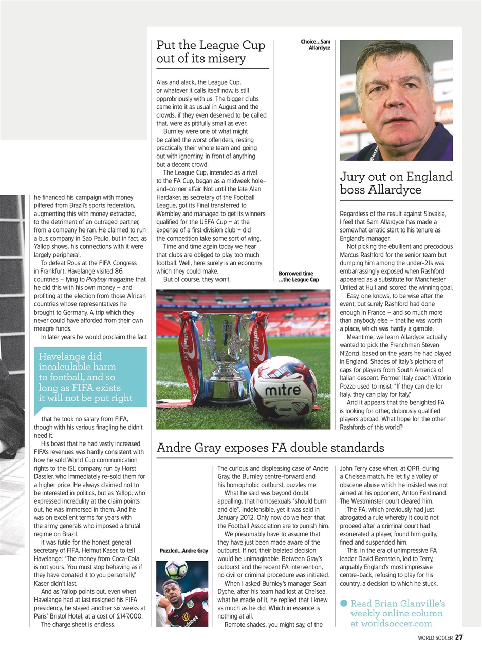 World Soccer Preview Pages