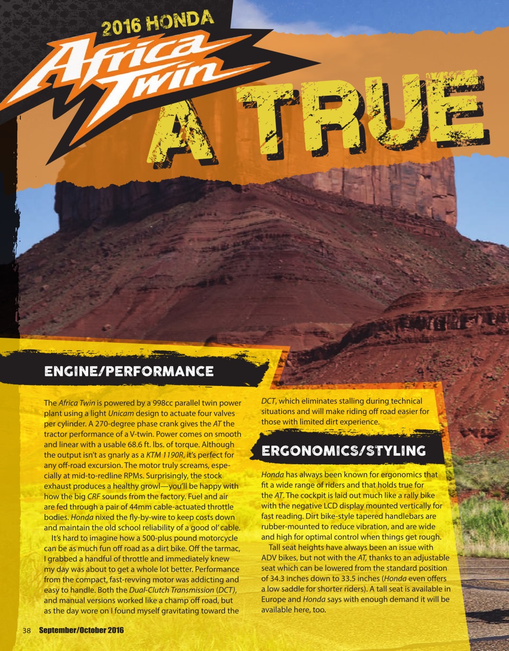 Adventure Motorcycle Preview Pages