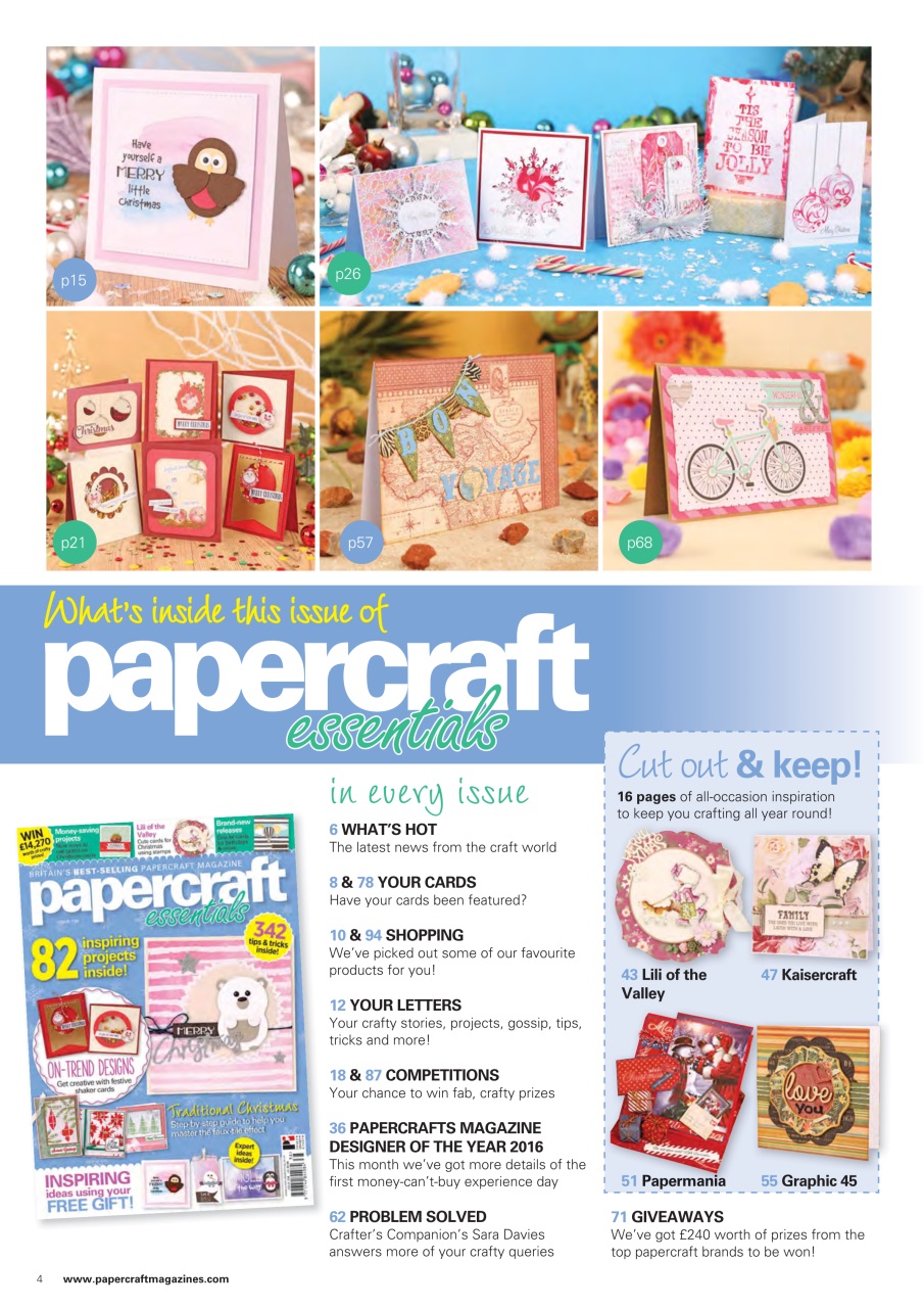 Papercraft Essentials Preview Pages