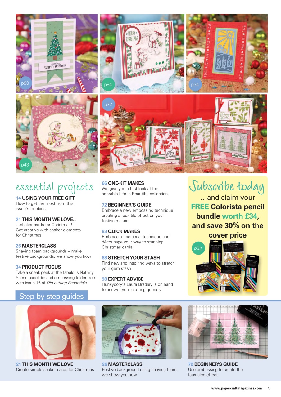 Papercraft Essentials Preview Pages