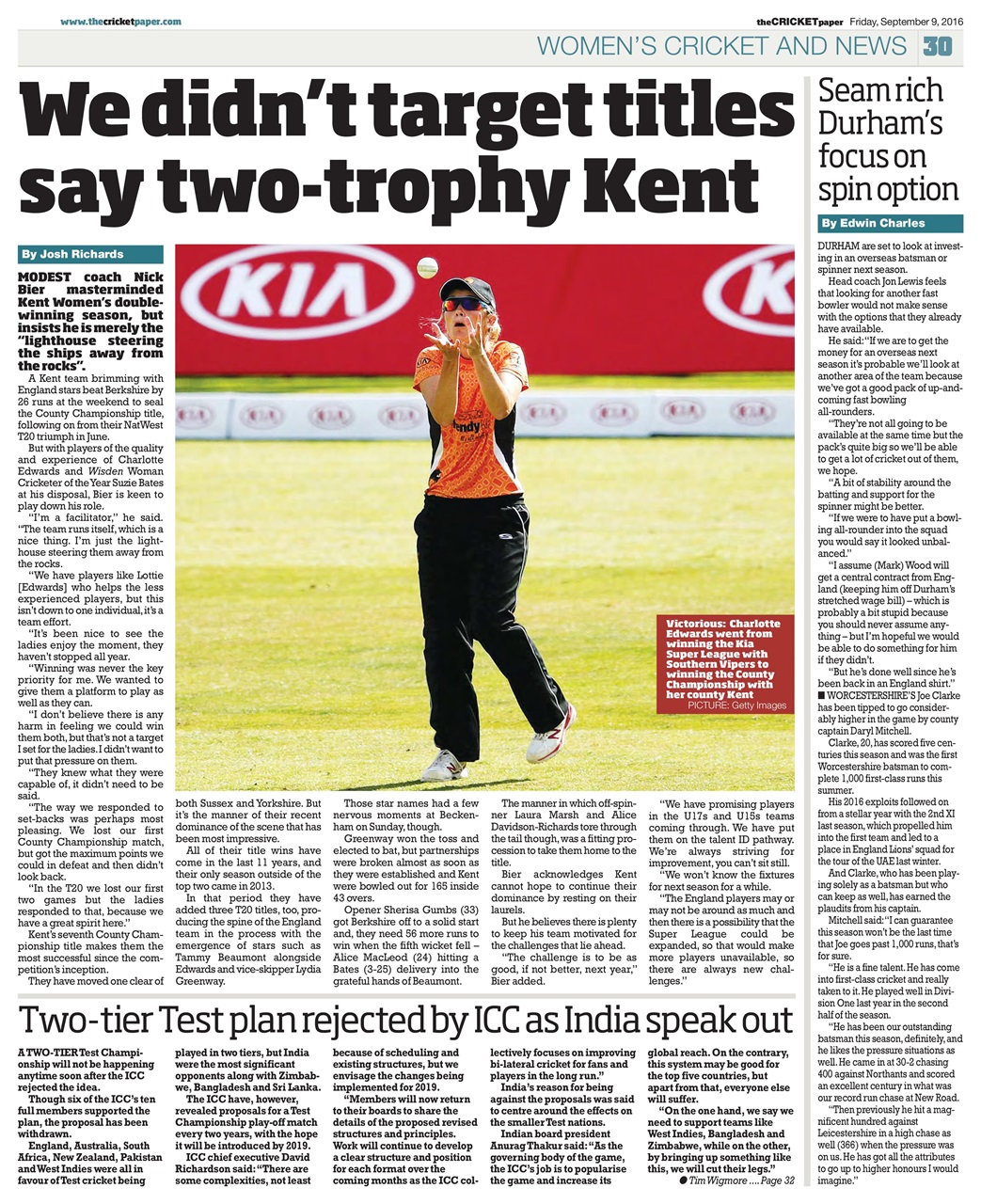 The Cricket Paper Preview Pages