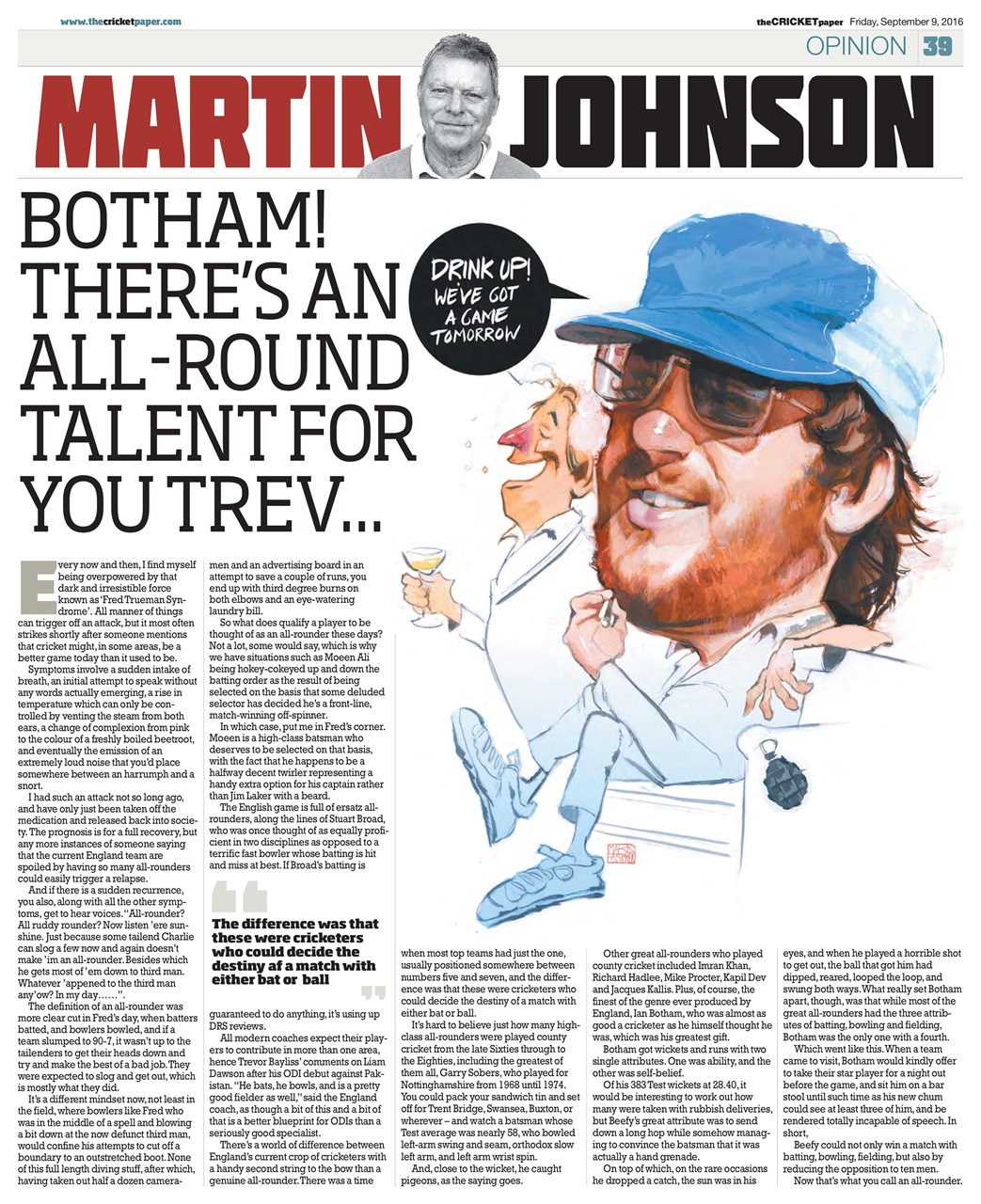 The Cricket Paper Preview Pages