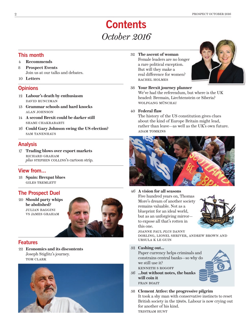 Prospect Magazine Preview Pages