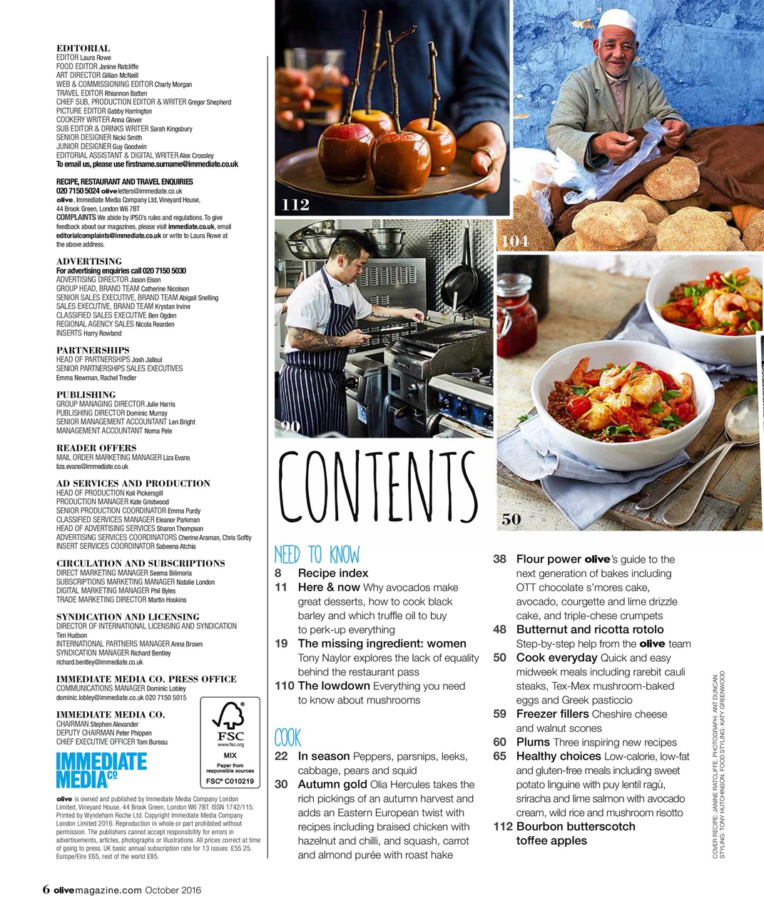 Olive Magazine Preview Pages