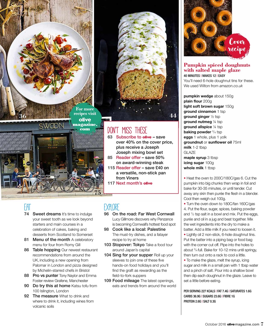 Olive Magazine Preview Pages