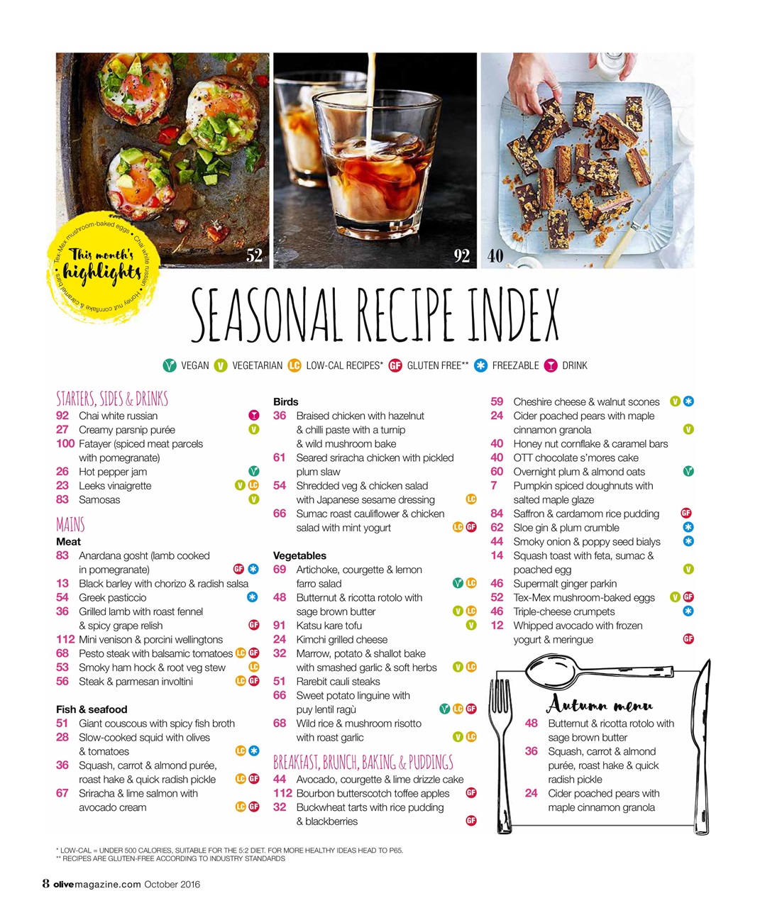 Olive Magazine Preview Pages