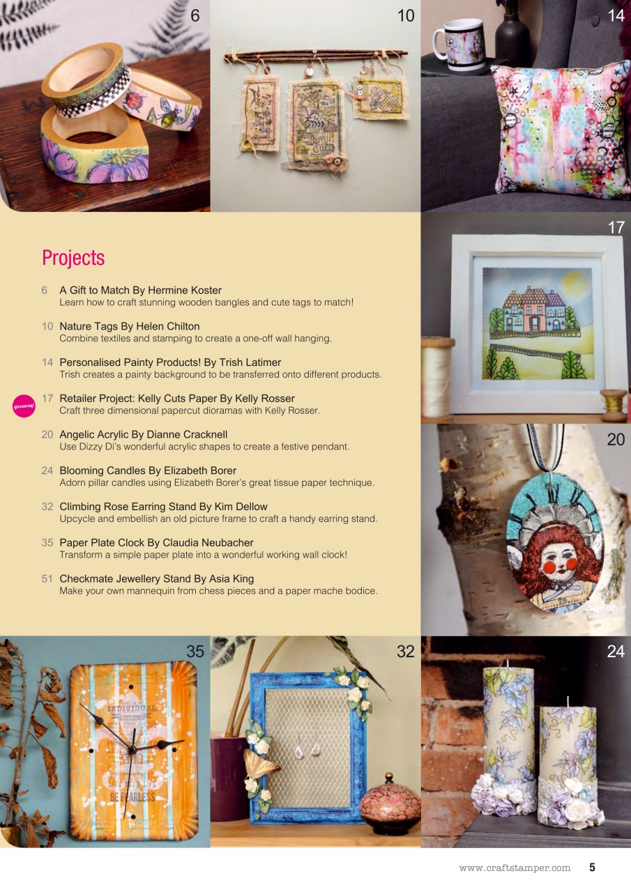 Craft Stamper Preview Pages