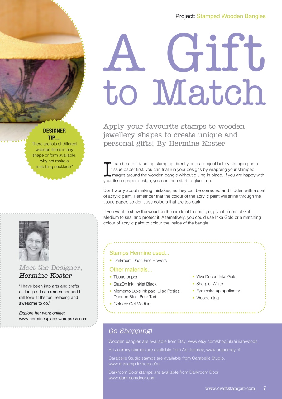 Craft Stamper Preview Pages