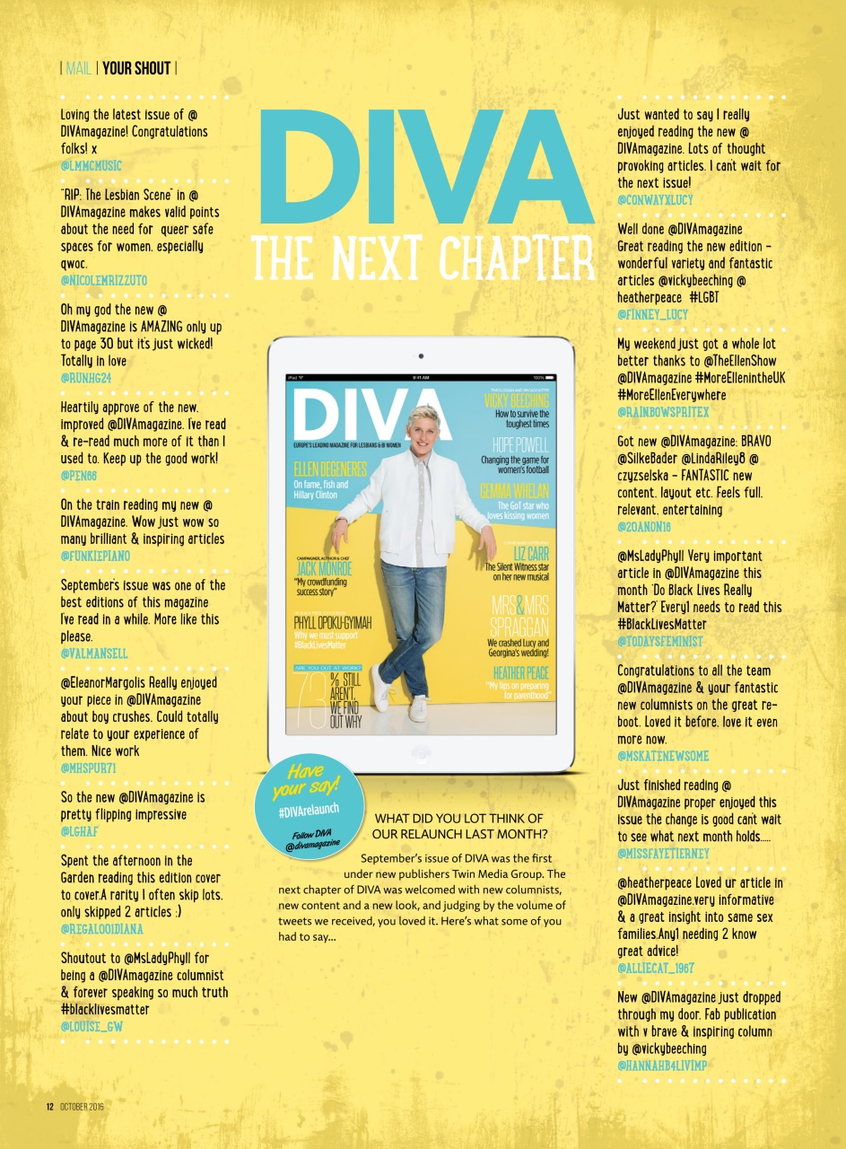 DIVA Magazine Preview Pages