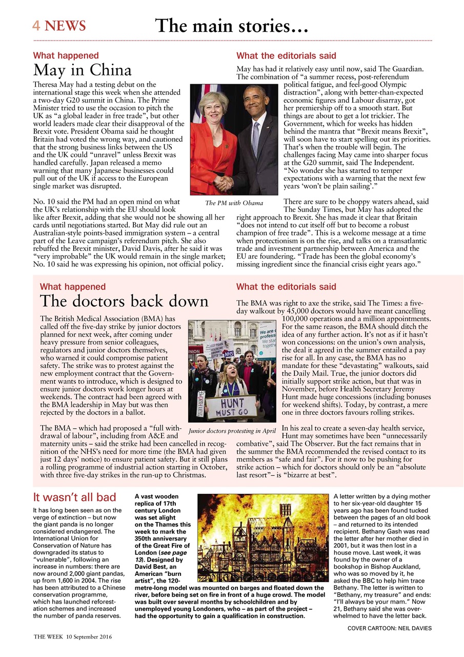 The Week Preview Pages