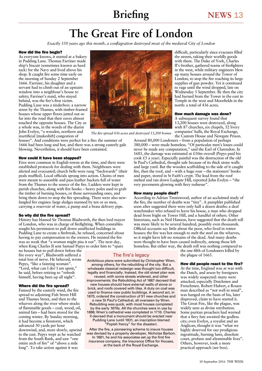 The Week Preview Pages