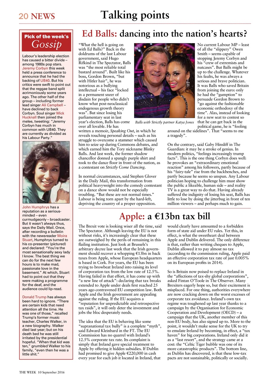 The Week Preview Pages