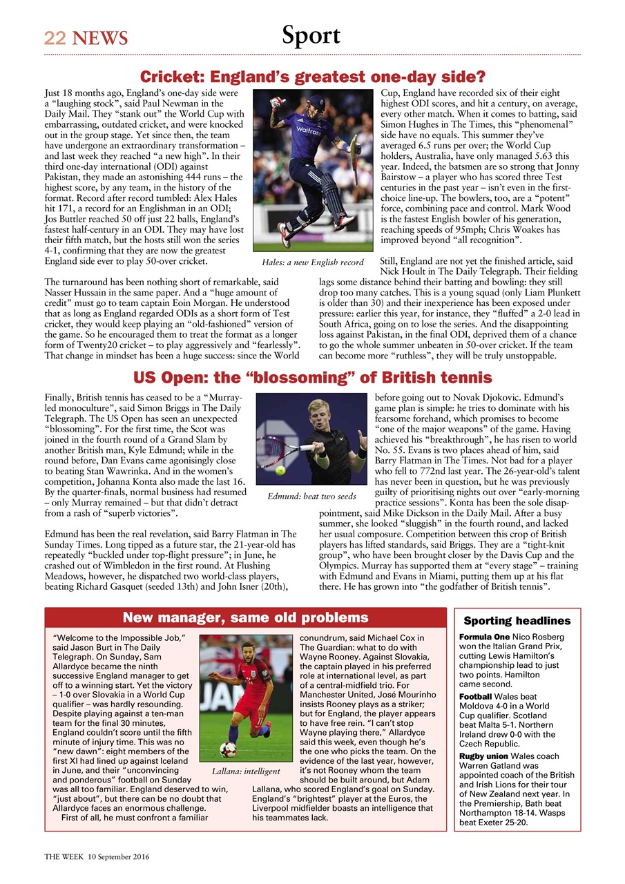The Week Preview Pages