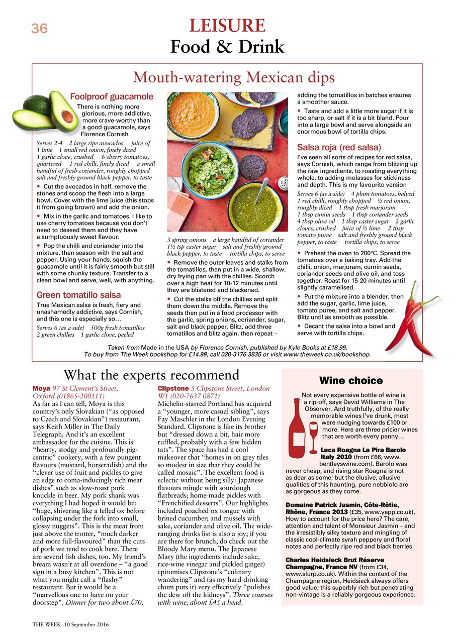 The Week Preview Pages