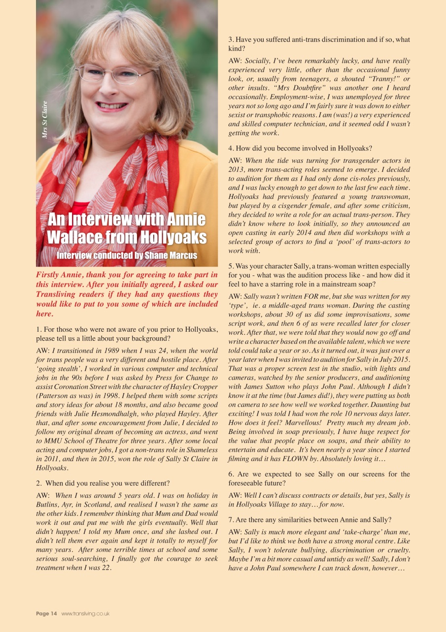 Transliving Magazine Preview Pages