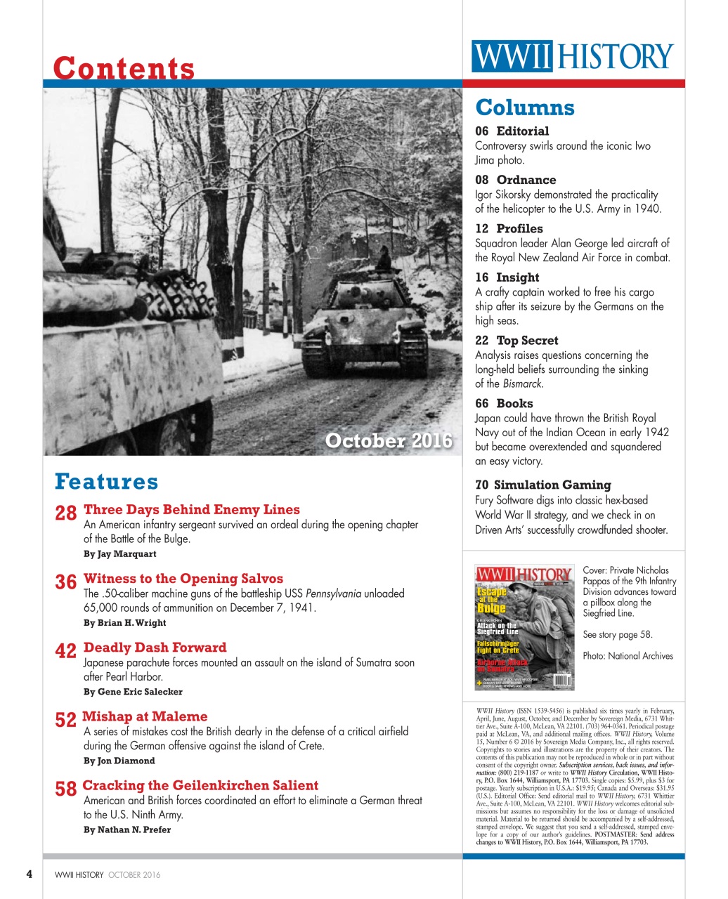 WW2 History Magazine Preview Pages