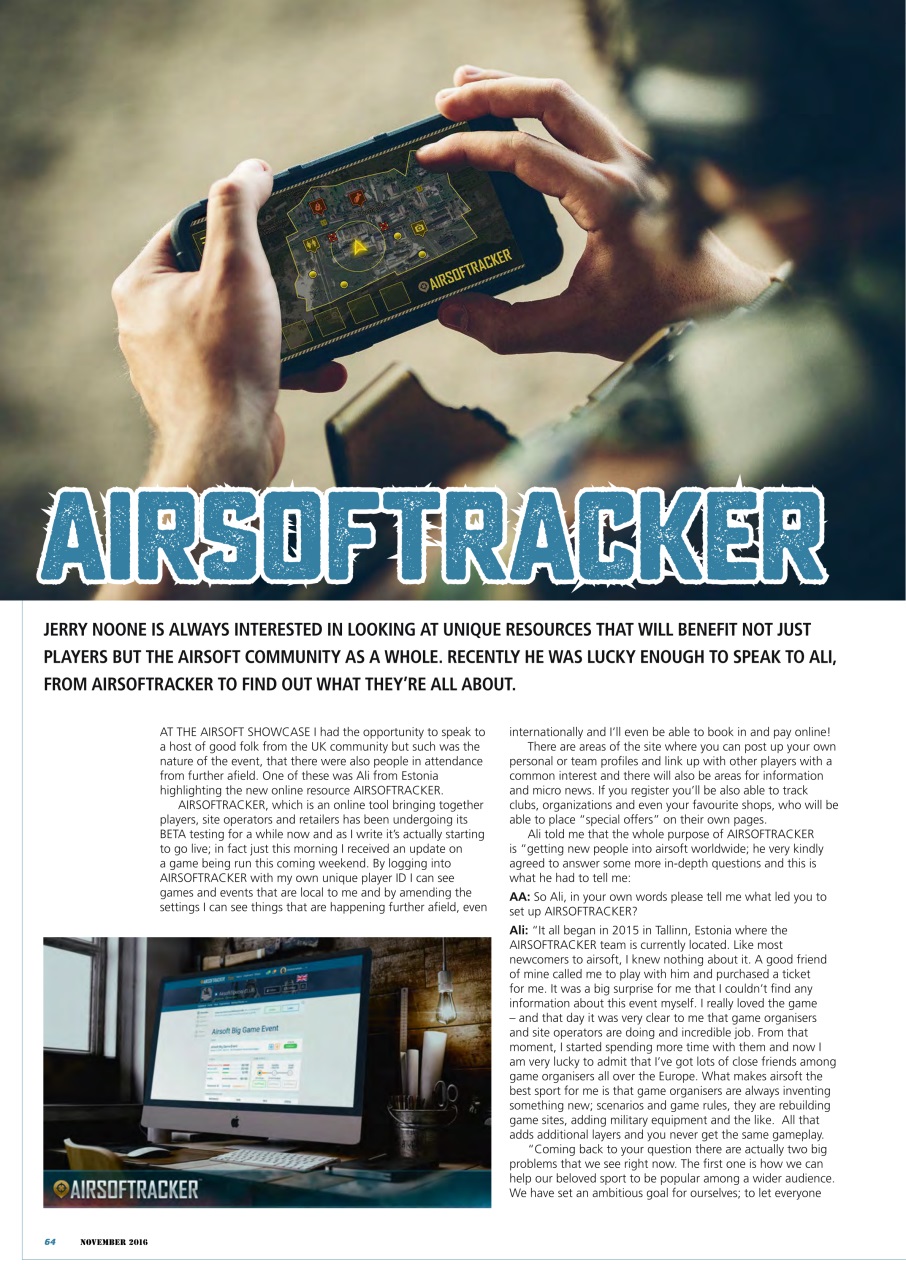 Airsoft Action Preview Pages