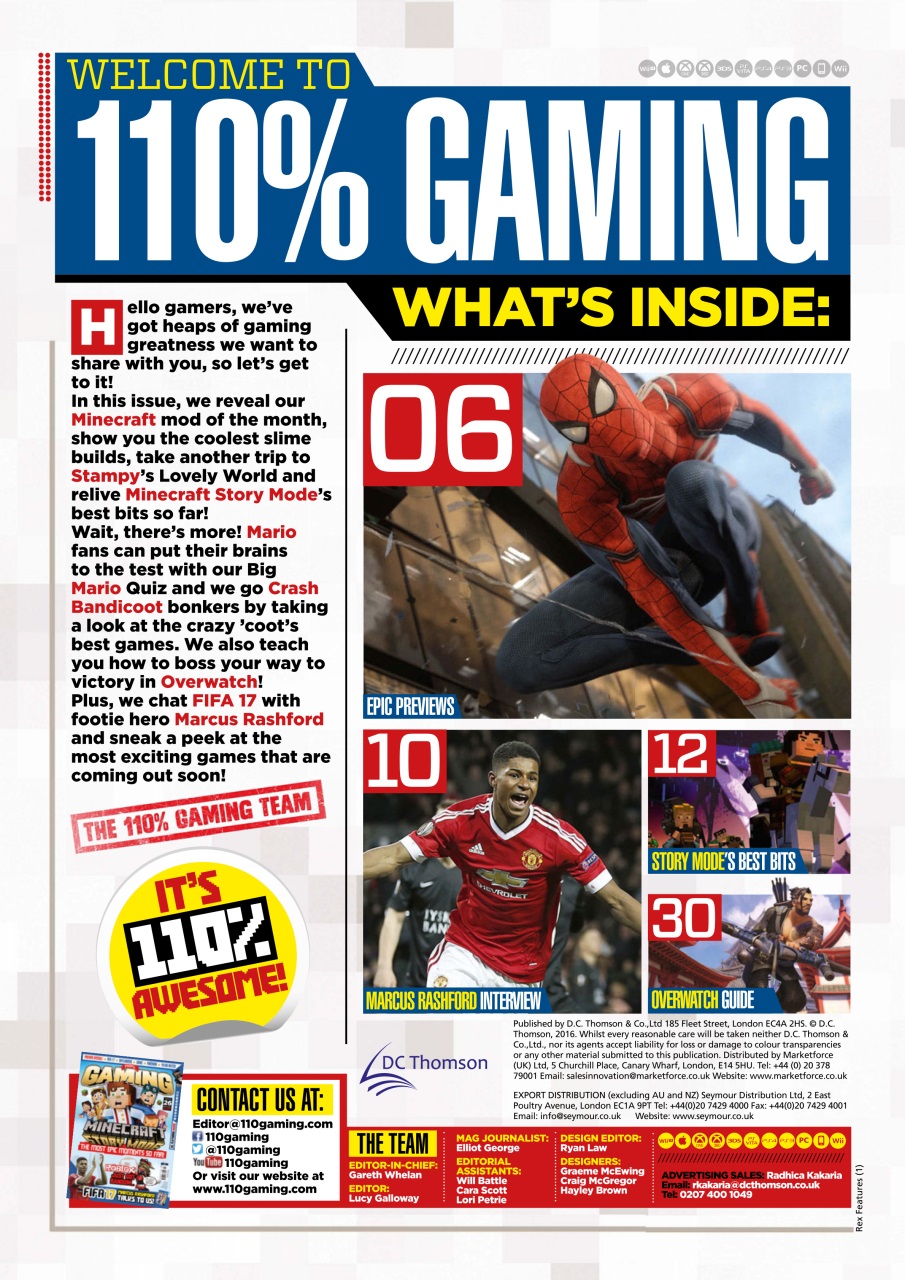 110% Gaming Preview Pages