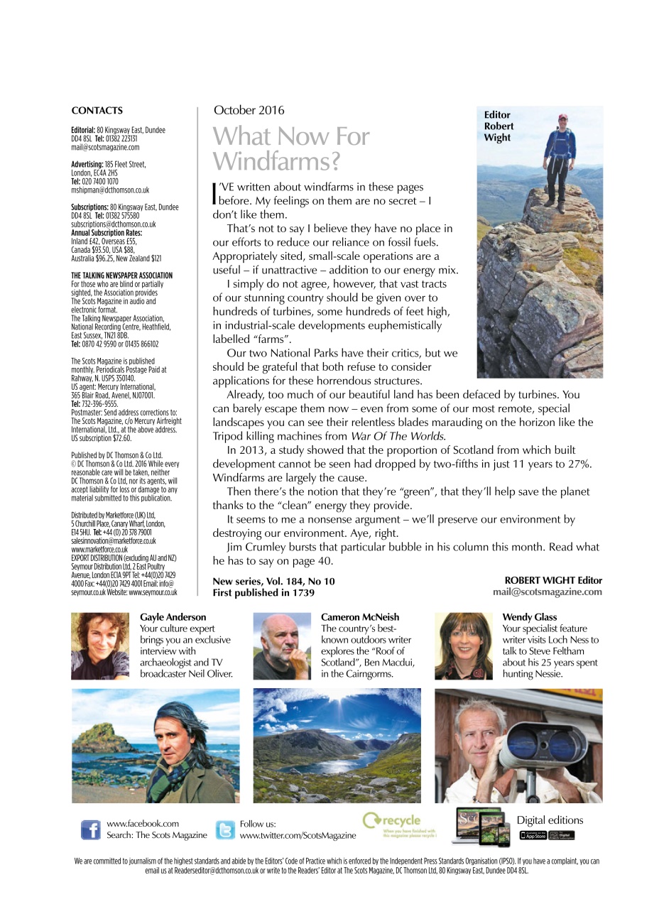 The Scots Magazine Preview Pages