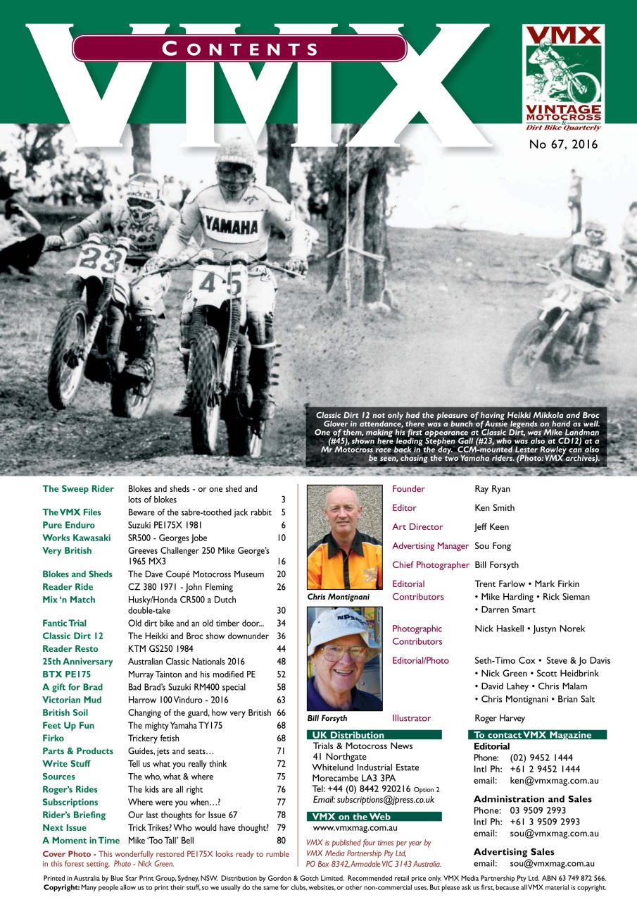 VMX Magazine Preview Pages