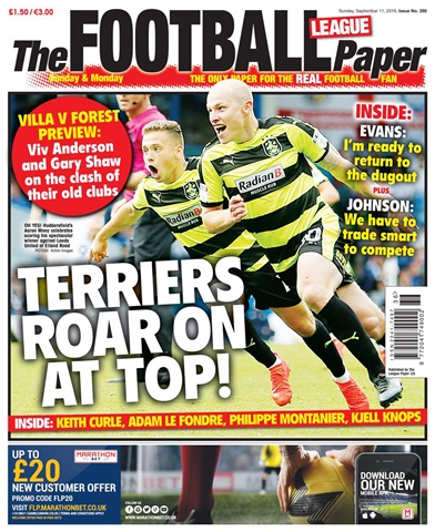 The Football League Paper issue 11th September 2016