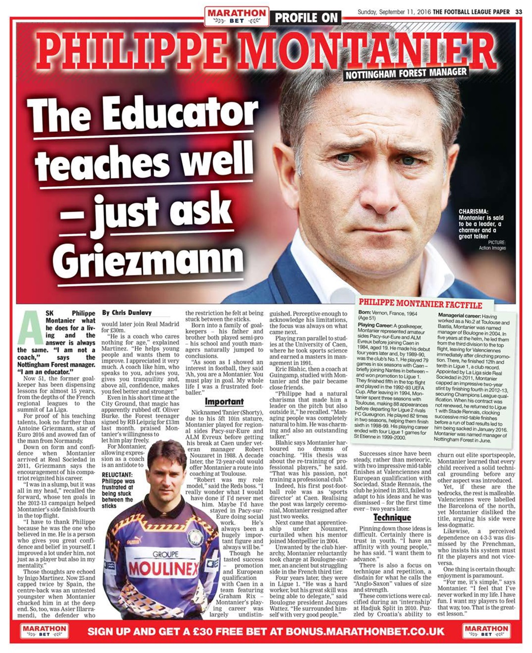 The Football League Paper Preview Pages