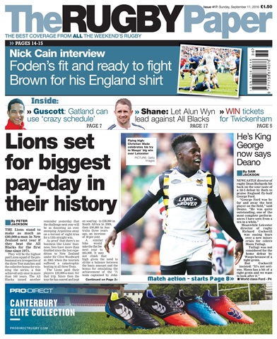 The Rugby Paper issue 11th September 2016