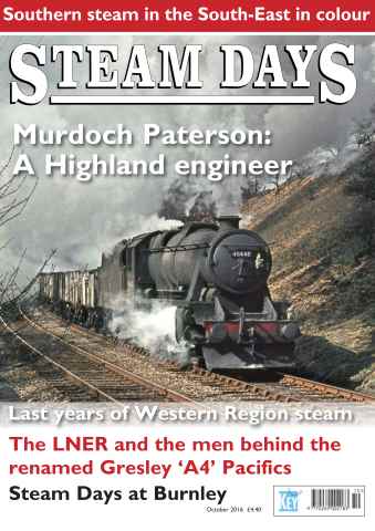 Steam Days issue October 2016