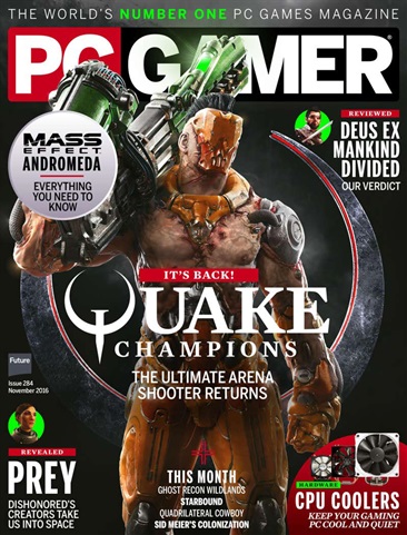 PC Gamer (US Edition) issue November 2016