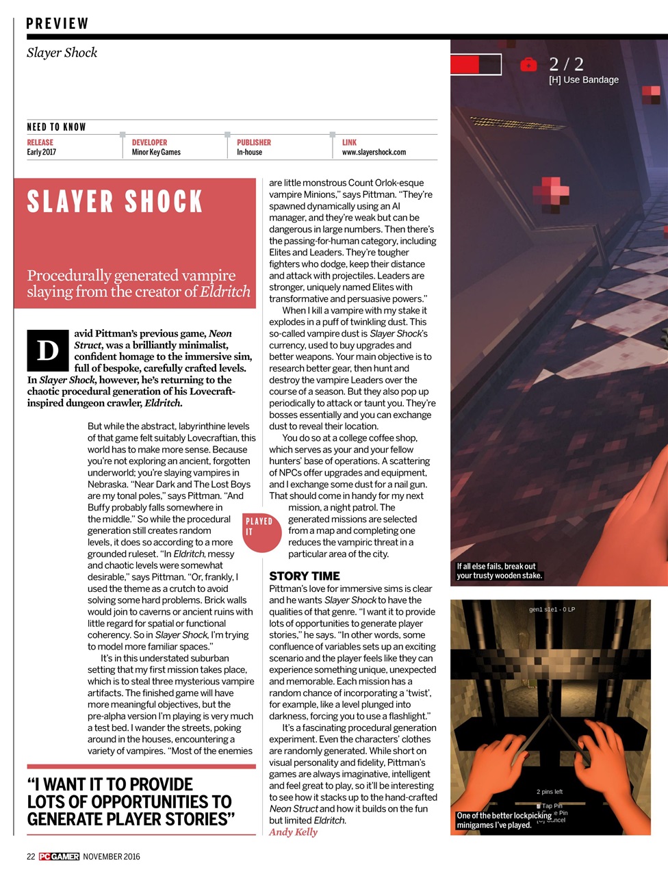 PC Gamer (US Edition) Preview Pages