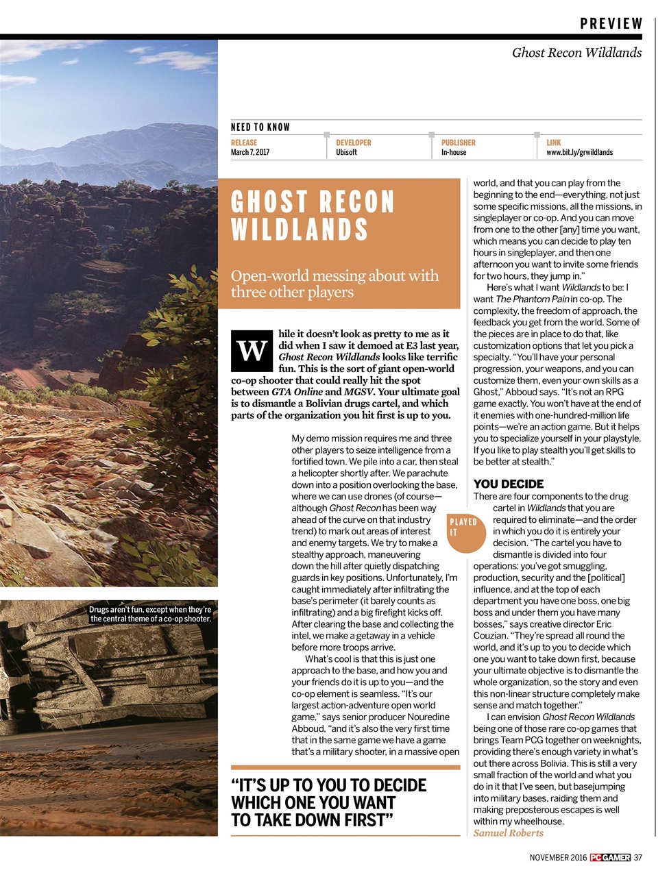 PC Gamer (US Edition) Preview Pages
