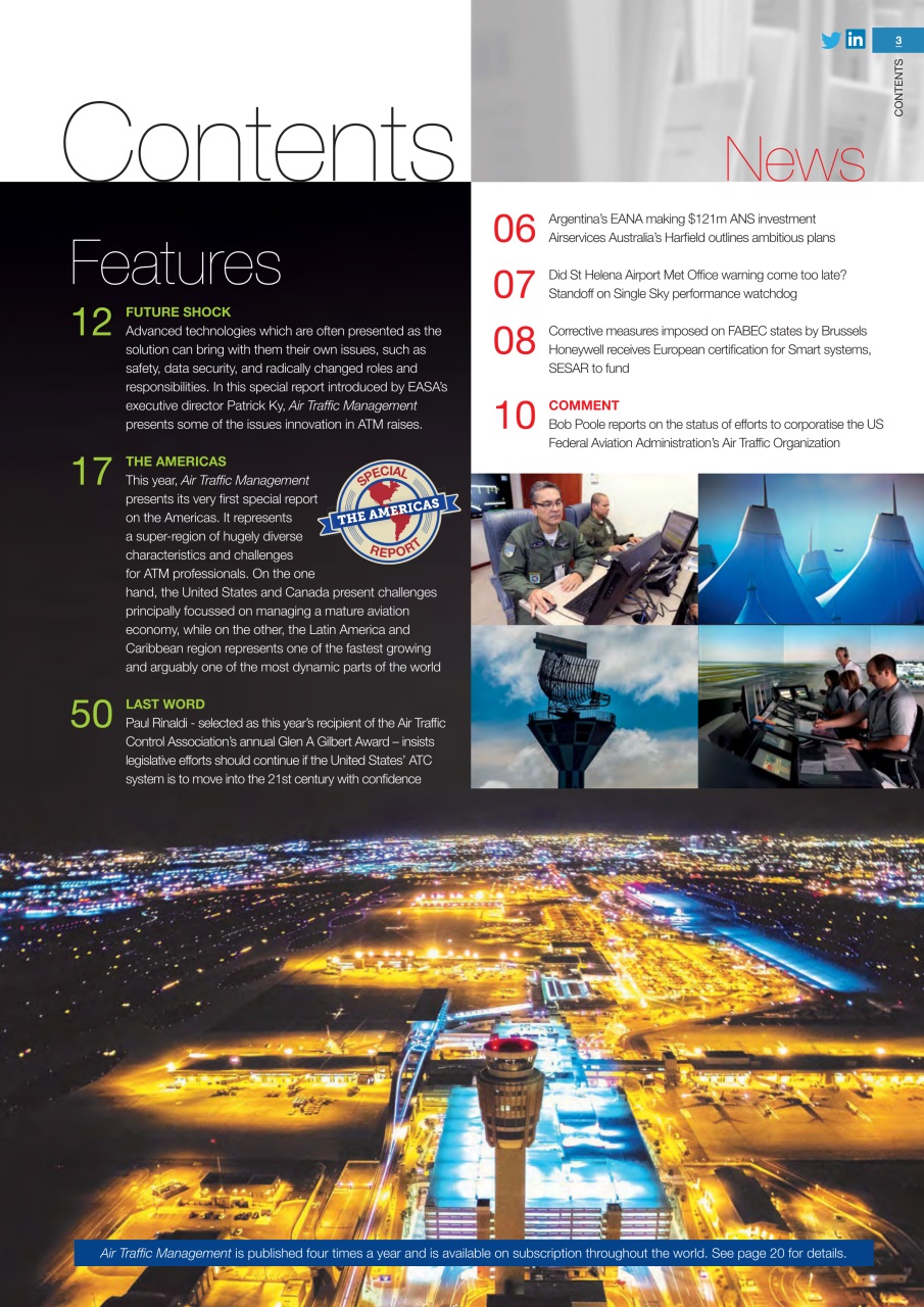 Air Traffic Management Preview Pages