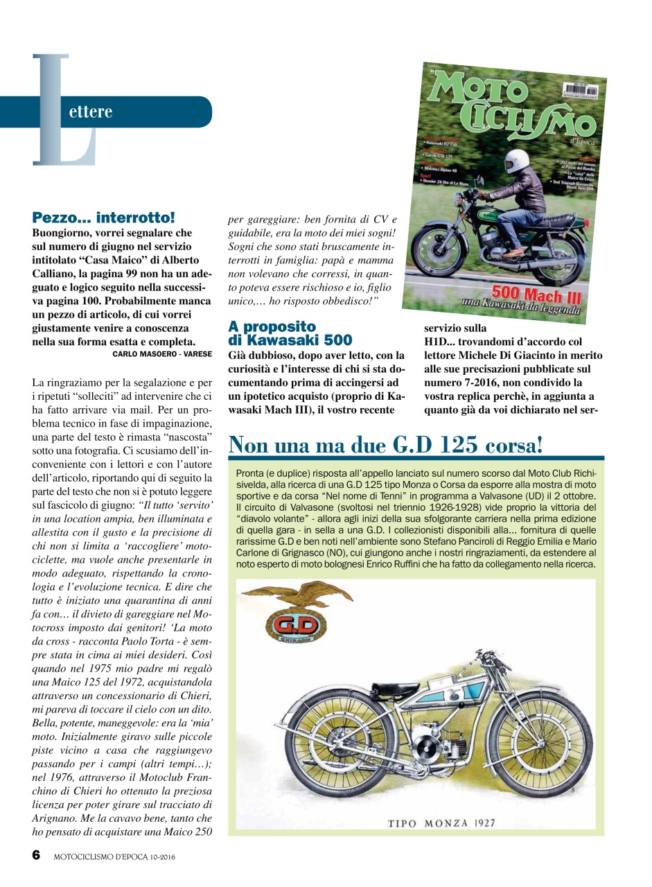 Motociclismo d'Epoca Preview Pages