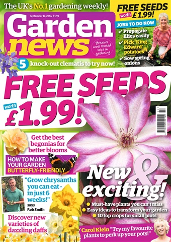 Garden News issue 17th September 2016