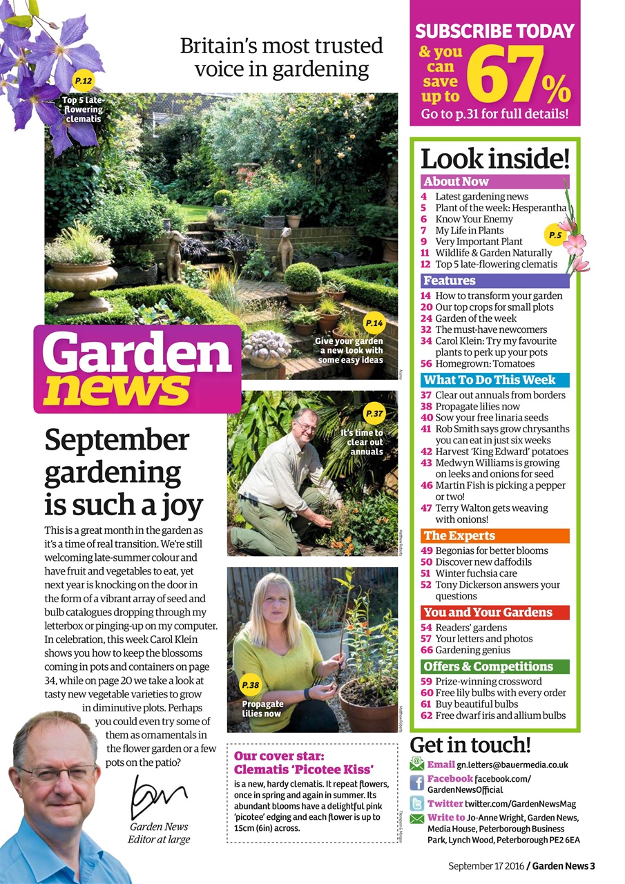 Garden News Preview Pages
