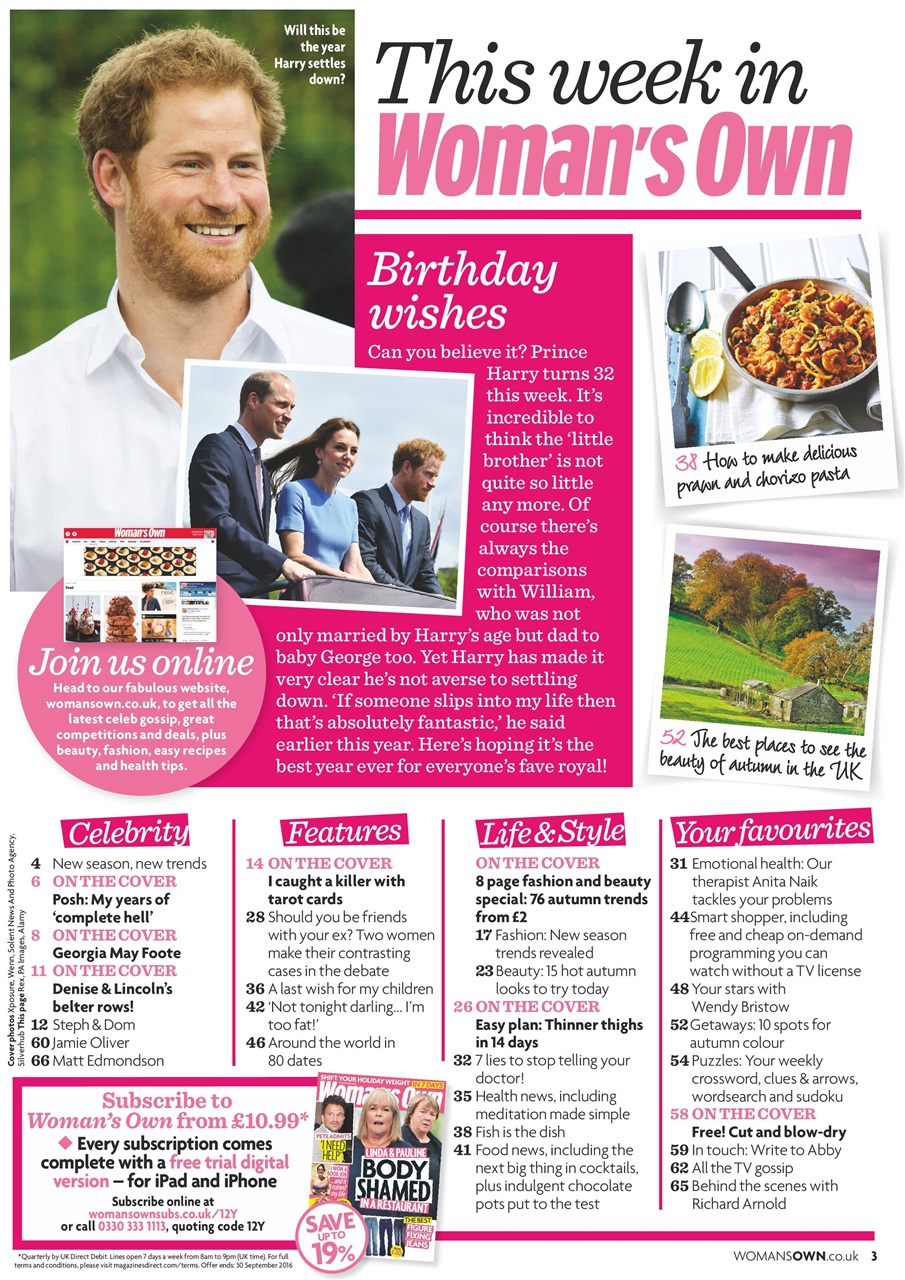 Woman's Own Preview Pages