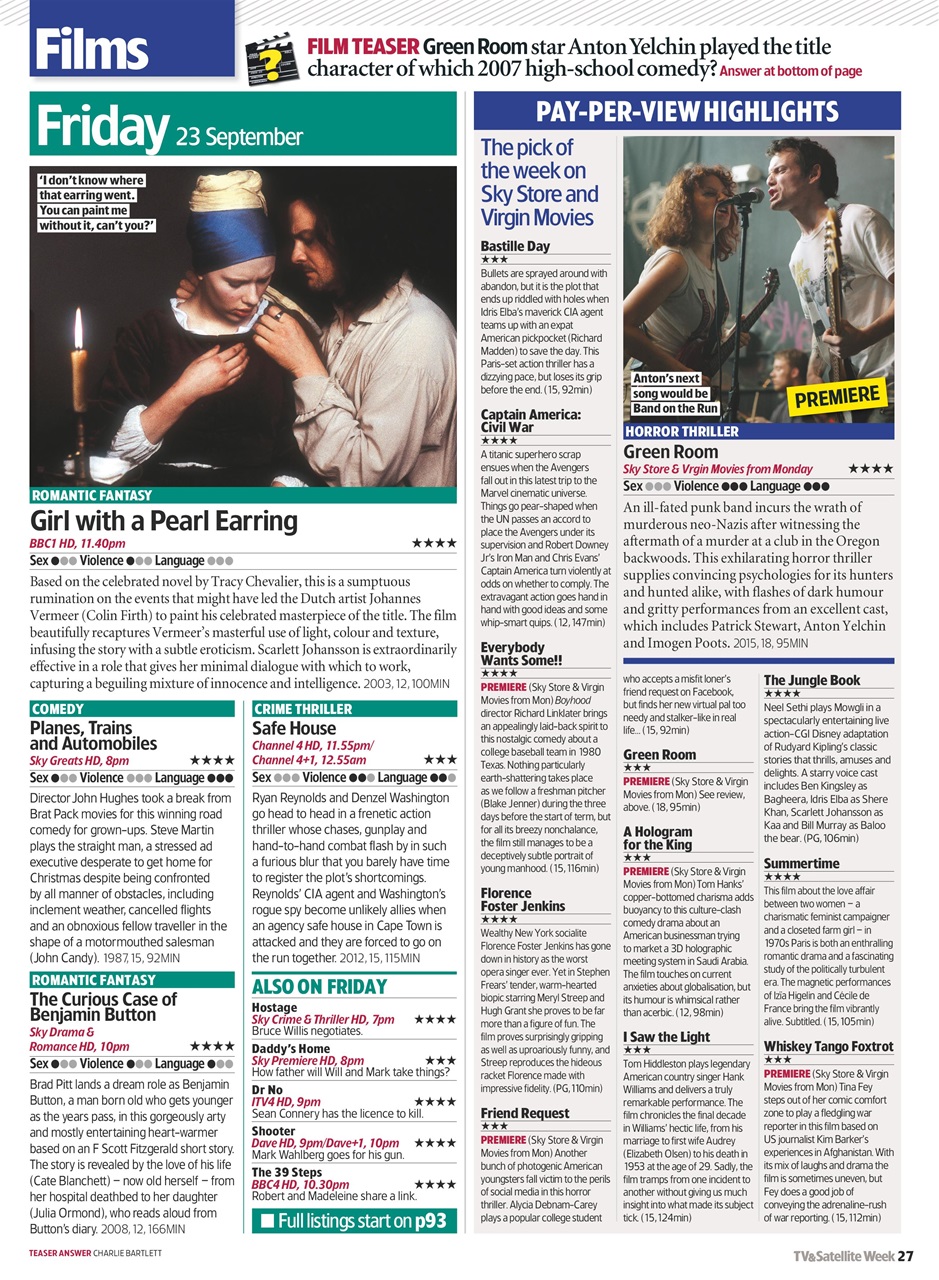 TV & Satellite Week Preview Pages