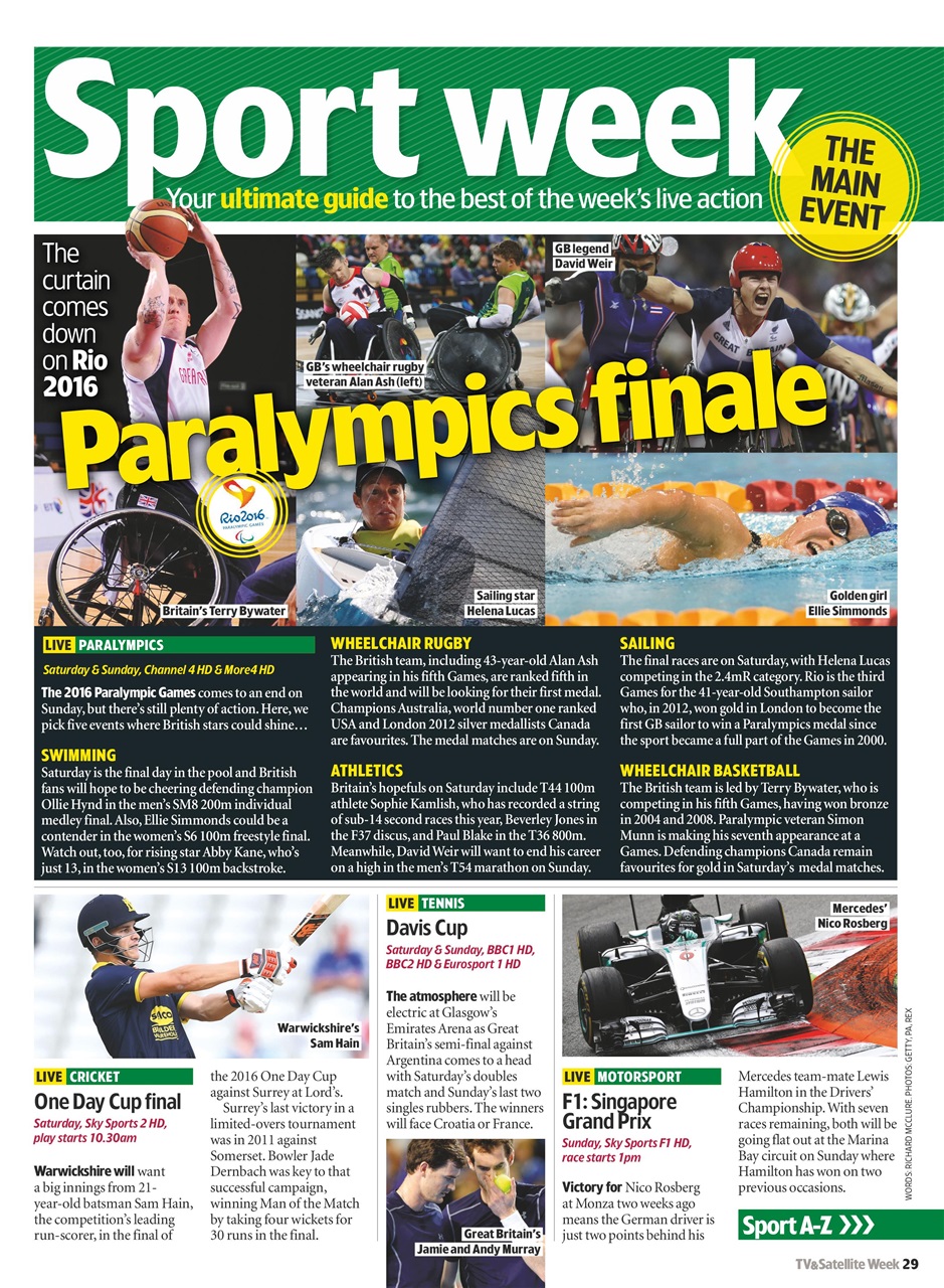 TV & Satellite Week Preview Pages