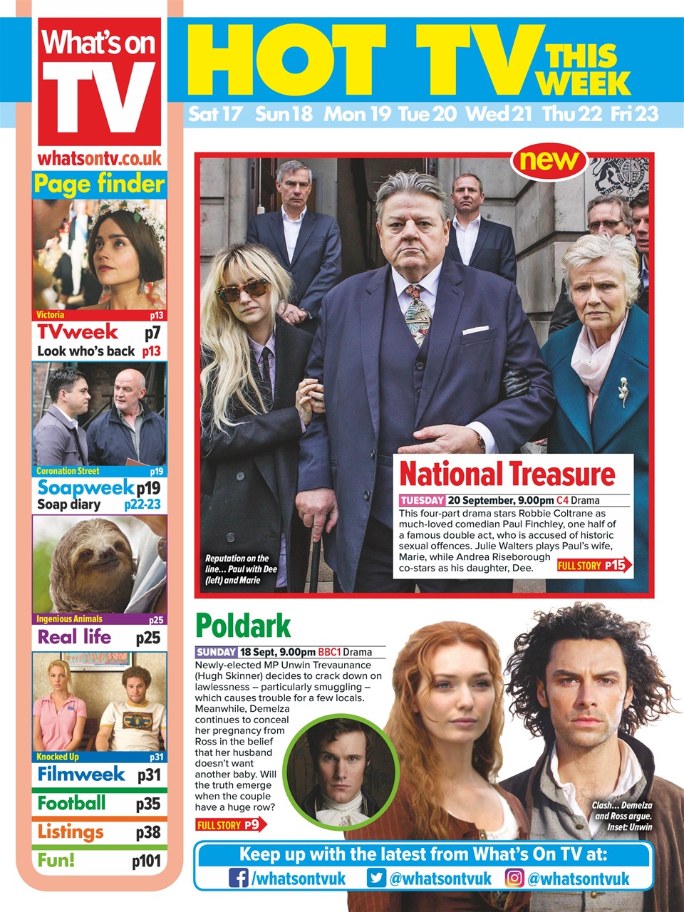 What's on TV Preview Pages
