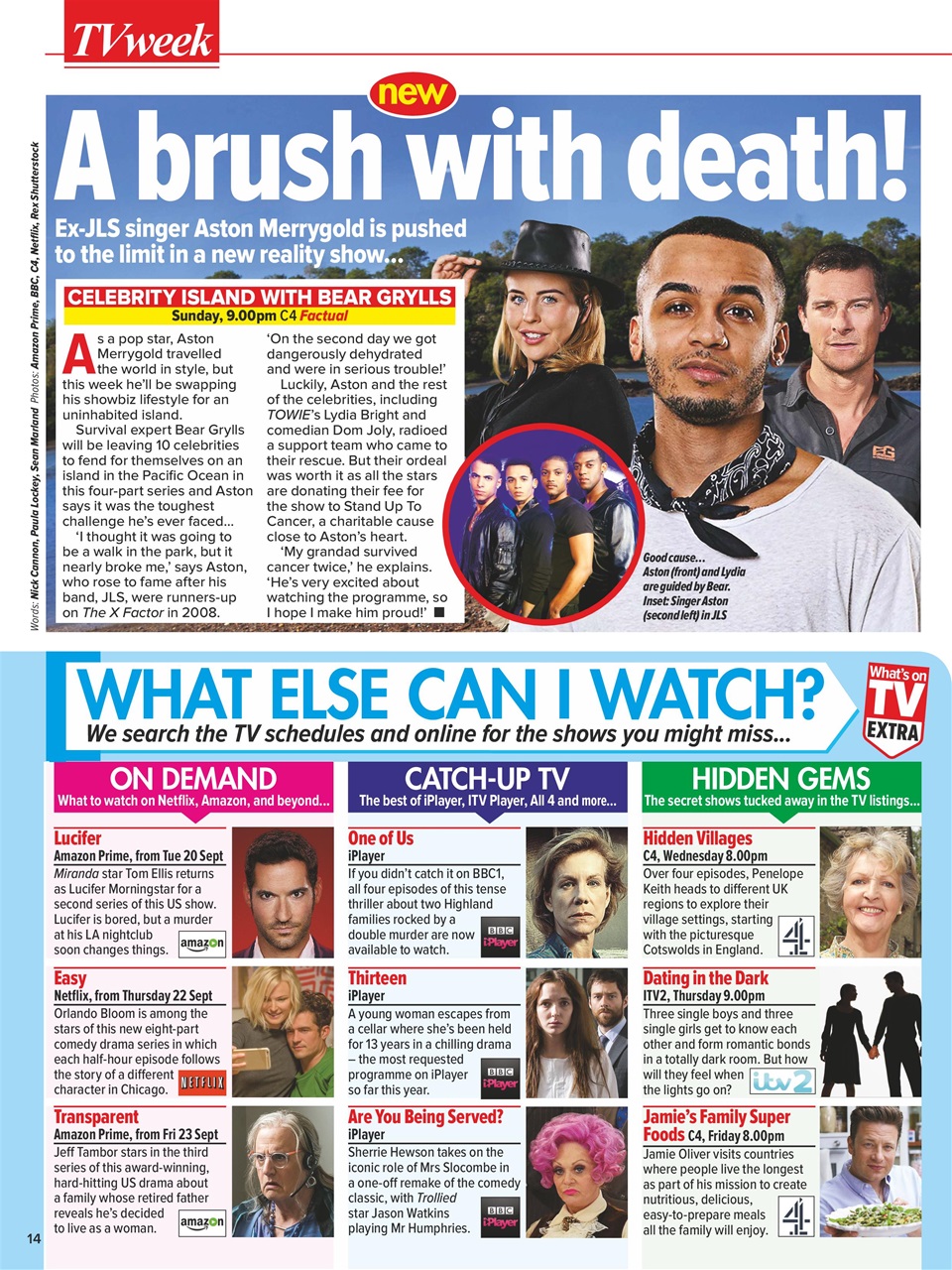 What's on TV Preview Pages