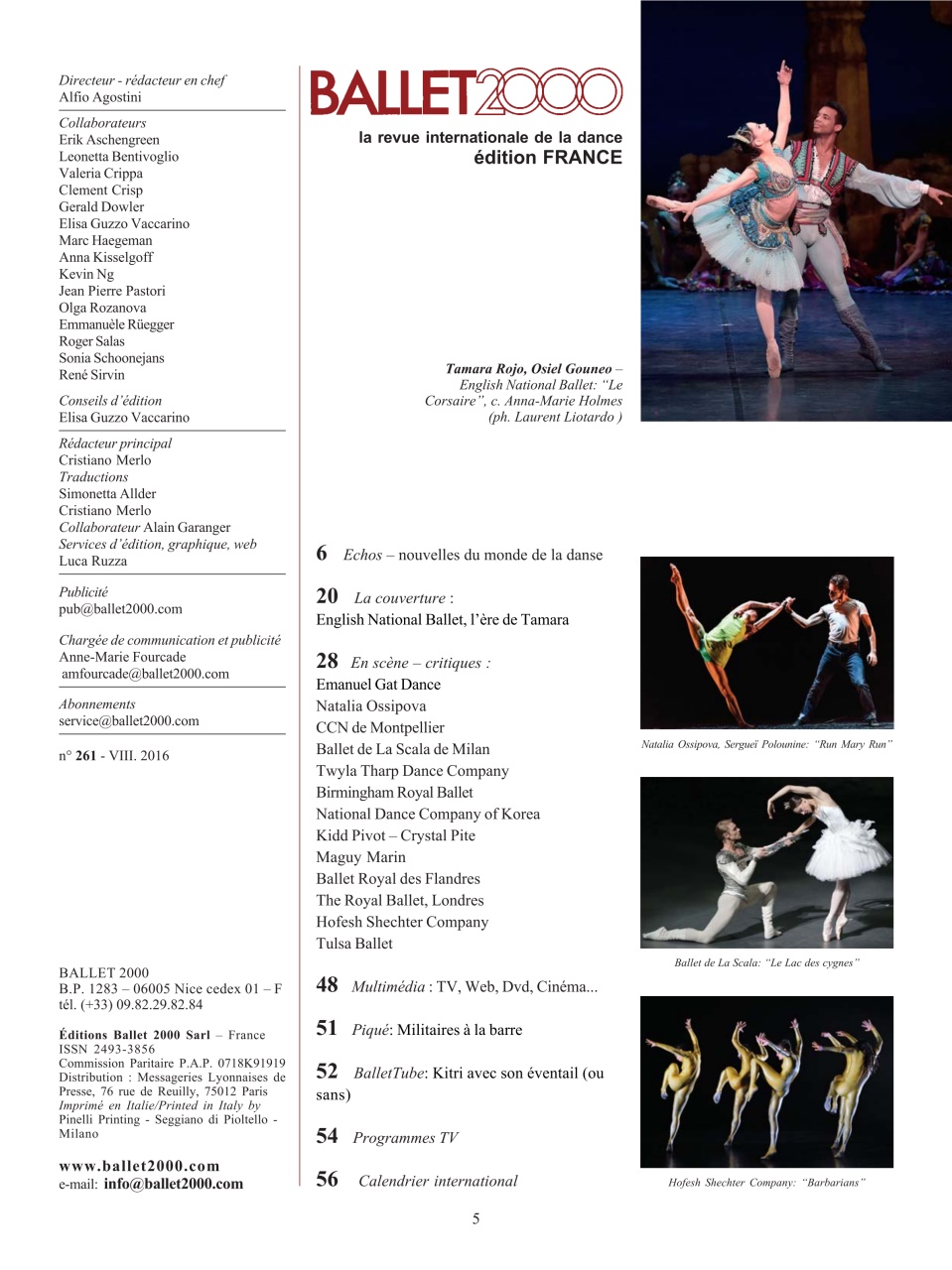 BALLET2000 Édition France Preview Pages