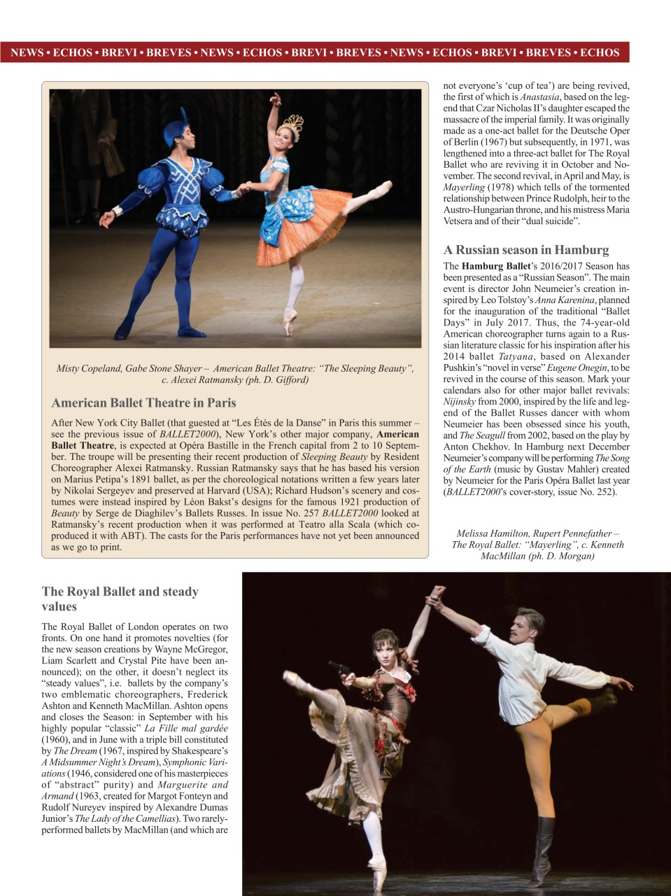 BALLET2000 English Edition Preview Pages