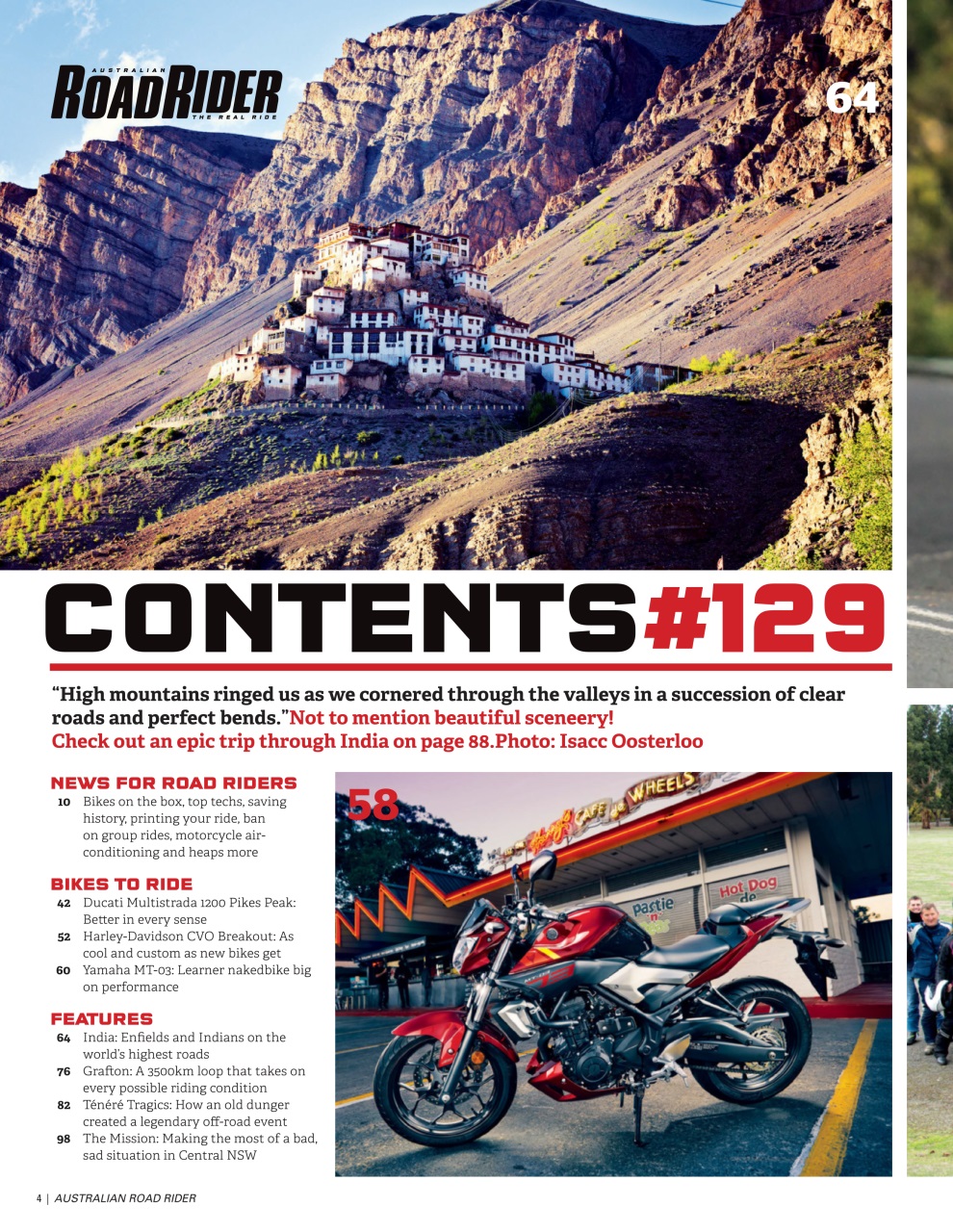 Australian Road Rider Preview Pages