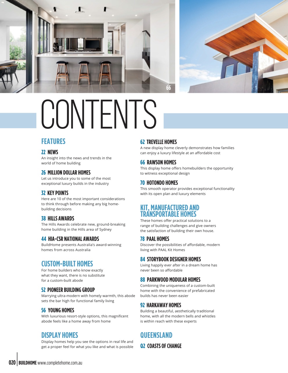 Build Home Preview Pages